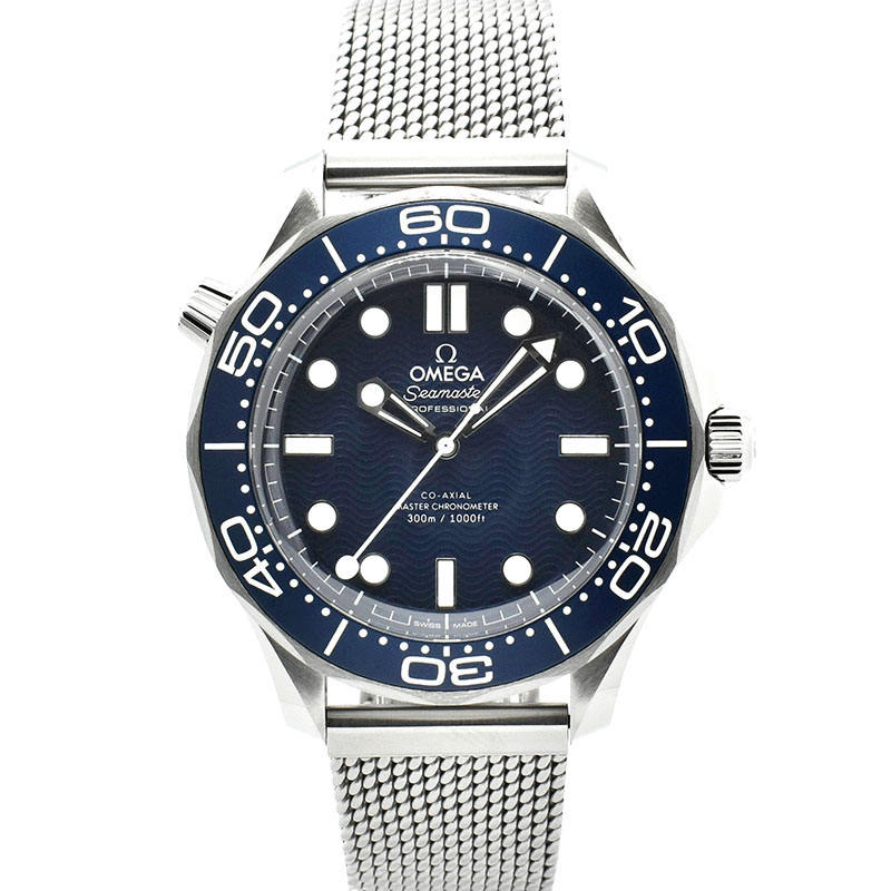 オメガ　OMEGA　シーマスター ダイバー300M ボンド映画60周年記念　210.30.42.20.03.002　ブルー　42mm　未使用品