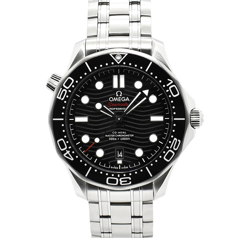 オメガ　OMEGA　シーマスター300 コーアクシャル マスタークロノメーター　210.30.42.20.01.001　ブラック　42mm　USED　中古