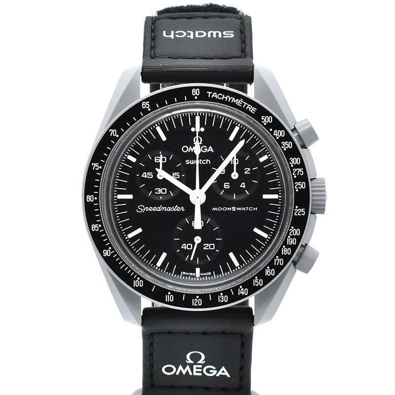 オメガ×スウォッチ　OMEGA×Swatch　ミッション トゥ ザ ムーン　SO33M100　バイオセラミック　42mm　未使用品