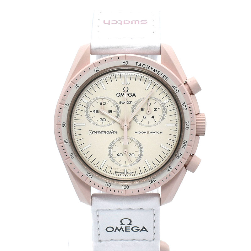 オメガ×スウォッチ　OMEGA×Swatch　ミッション トゥ ヴィーナス　SO33P100　バイオセラミック　42mm　未使用品