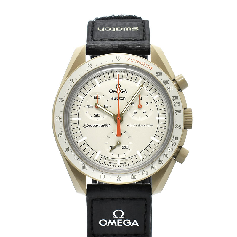 オメガ×スウォッチ　OMEGA×Swatch　ミッション トゥ ジュピター　SO33C100　バイオセラミック　42mm　未使用品