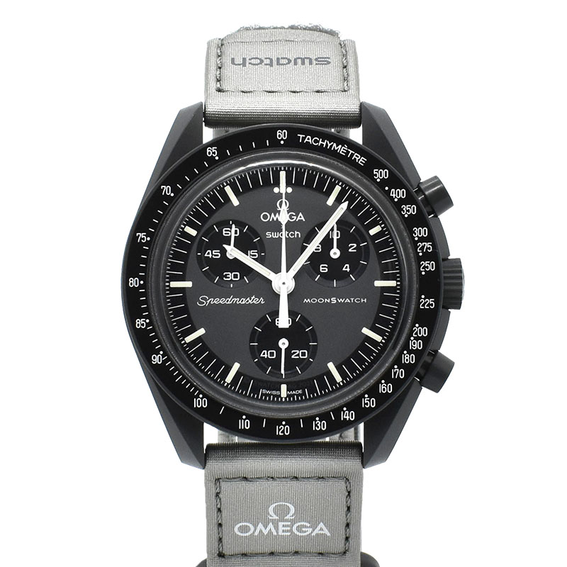 オメガ×スウォッチ　OMEGA×Swatch　ミッション トゥ マーキュリー　SO33A100　バイオセラミック　42mm　USED　中古