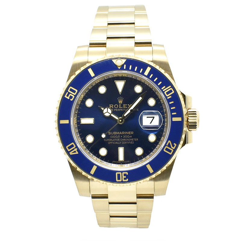 ロレックス　ROLEX　サブマリーナデイト　Ref.116618LB　18KYG　ランダム番　40mm　USED　中古