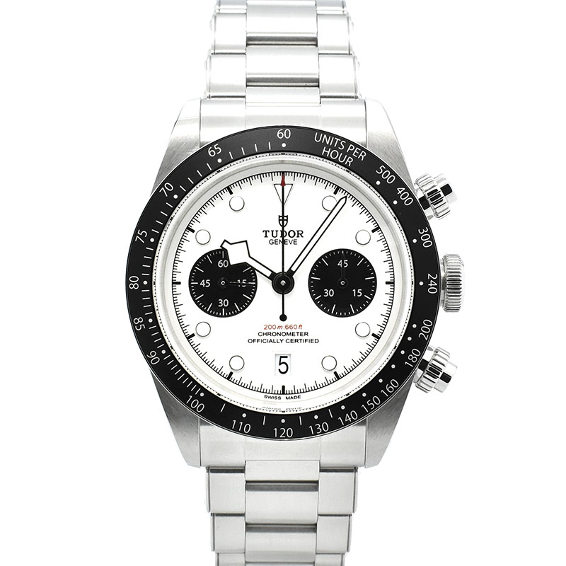 チューダー(チュードル)　TUDOR　ヘリテージ ブラックベイ クロノ　Ref.79360N　41mm　ホワイト　未使用品