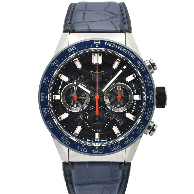 タグホイヤー　TAG HEUER　カレラ キャリバーホイヤー02 クロノグラフ　CBG2011.FC6430　SS　43mm　USED　中古