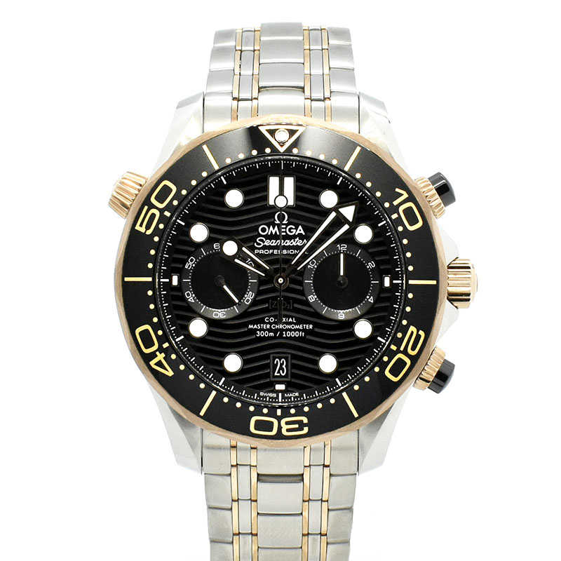 オメガ　OMEGA　シーマスターダイバー300M コーアクシャル マスタークロノメーター クロノグラフ　210.20.44.51.01.001　44mm　新品同様品