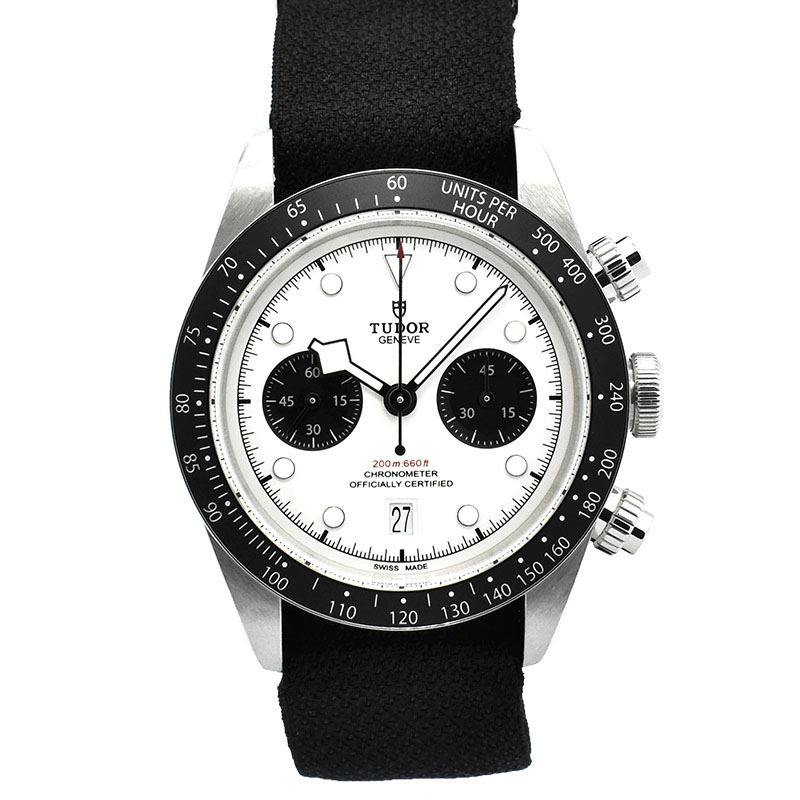 チューダー(チュードル)　TUDOR　ヘリテージ ブラックベイ クロノ　Ref.79360N　41mm　ホワイト　未使用品