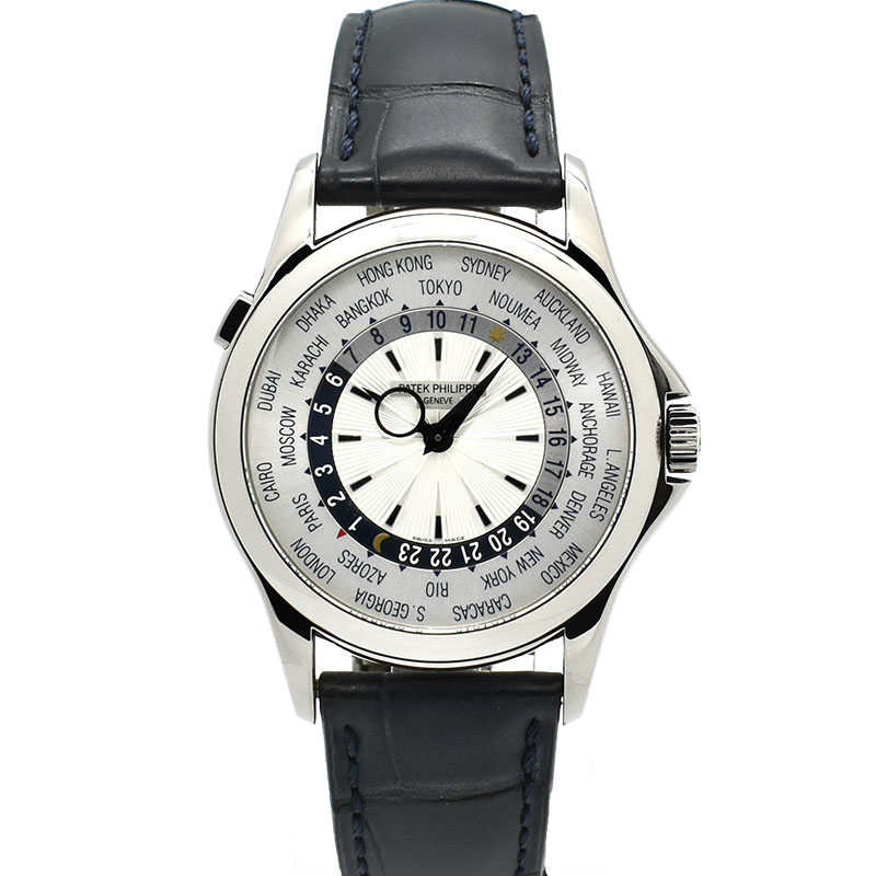 パテックフィリップ　PATEK PHILIPPE　ワールドタイム　5130G-001　39.5mm　18KWG　USED　中古