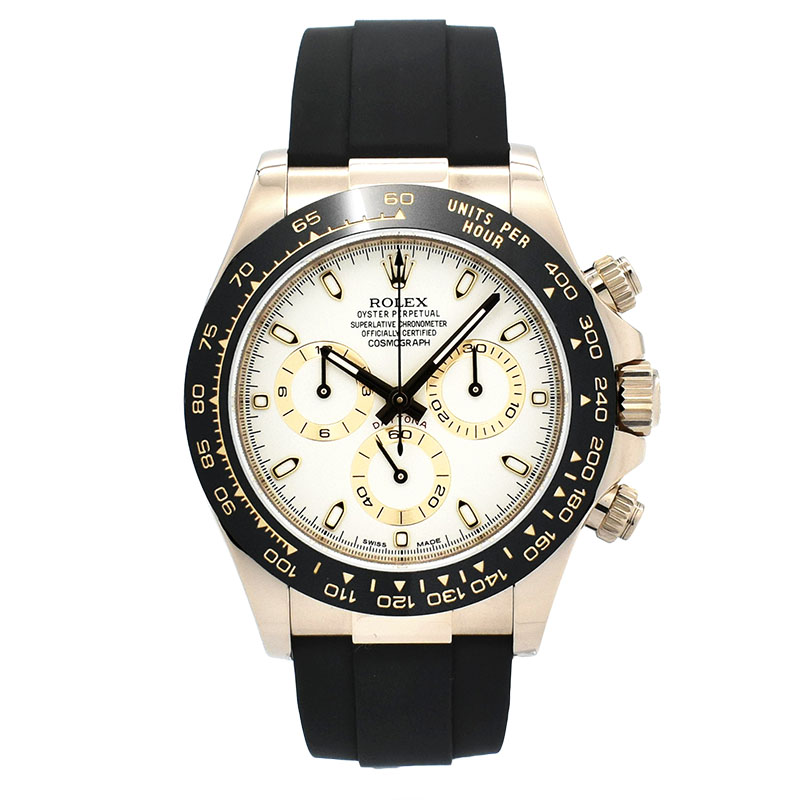 ロレックス　ROLEX　デイトナ　Ref.116515LN　18KERG　アイボリー　オイスターフレックス　USED　中古