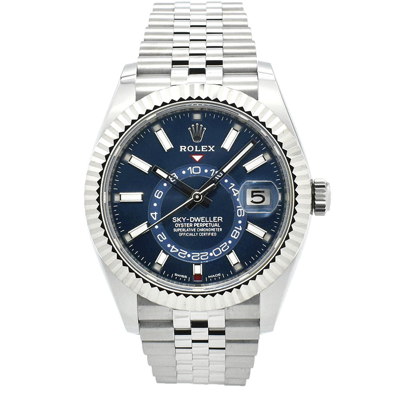 ロレックス　ROLEX　スカイドゥエラー　Ref.326934　ブルー　42mm　USED　中古