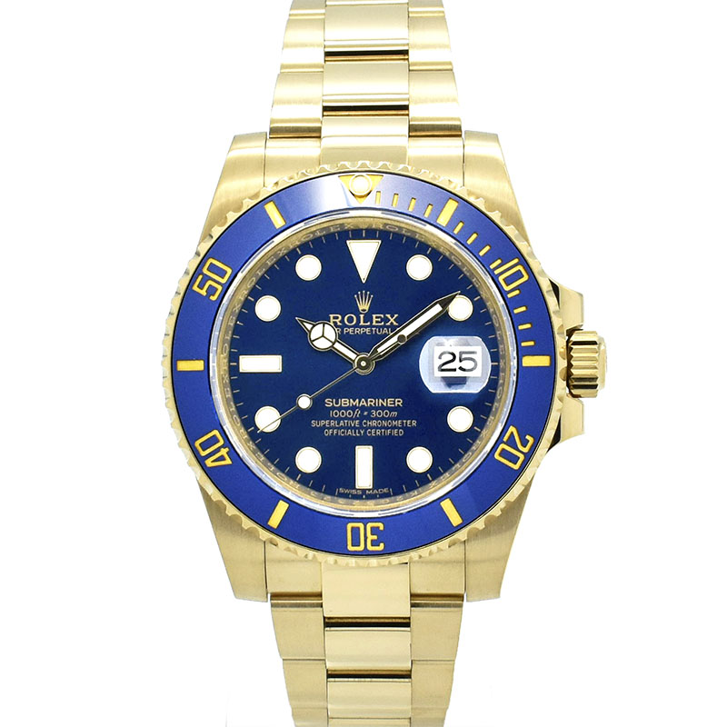 ロレックス　ROLEX　サブマリーナデイト　Ref.116618LB　18KYG　ランダム番　40mm　USED　中古