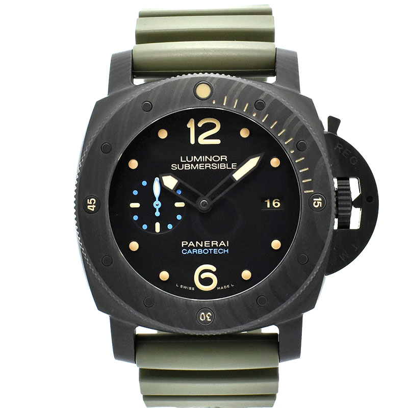 パネライ　PANERAI　ルミノール サブマーシブル 1950 カーボテック　PAM00616　47mm　T番　USED　中古