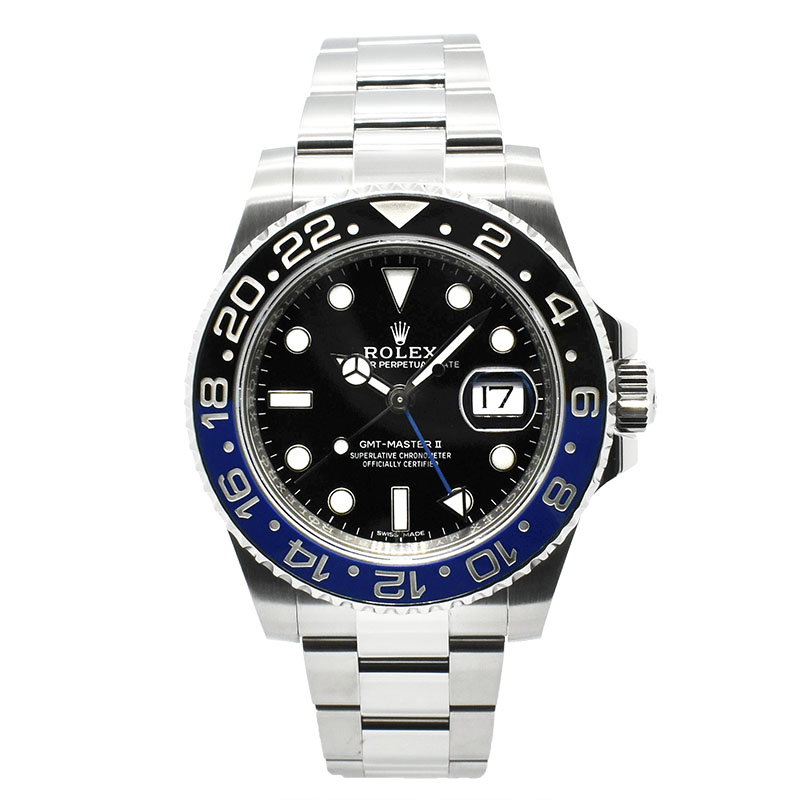 ロレックス　ROLEX　GMTマスター2　Ref.116710BLNR　40mm　青黒ベゼル　USED　中古