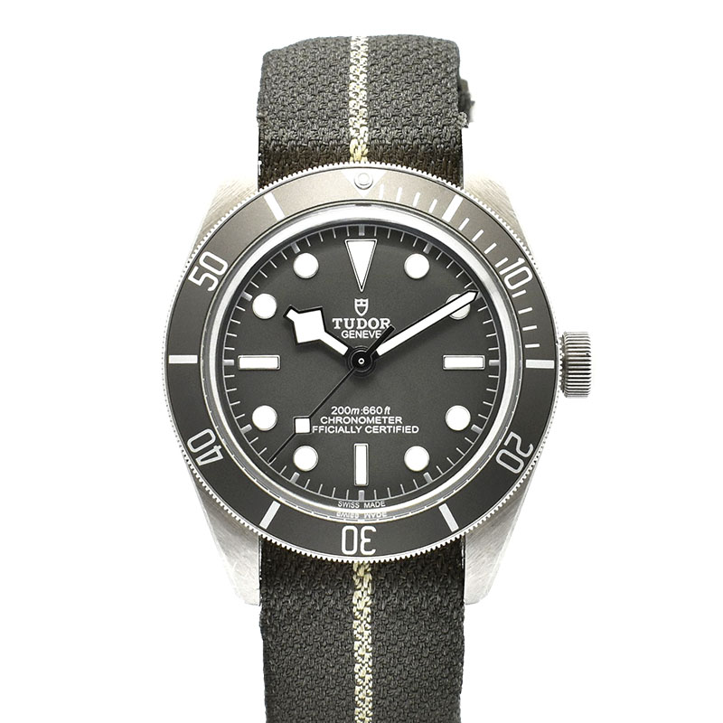 チューダー(チュードル)　TUDOR　ヘリテージ ブラックベイ フィフティエイト 925　Ref.79010SG　39mm　グレー　シルバー925　USED　中古