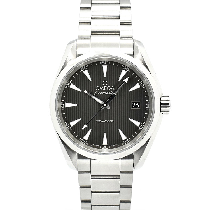 オメガ　OMEGA　シーマスター　アクアテラ　231.10.39.60.06.001　グレータペストリー　クォーツ　38.5mm　USED　中古