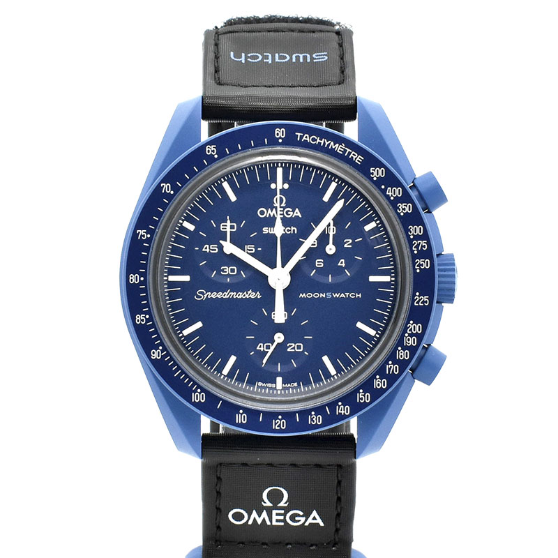 オメガ×スウォッチ　OMEGA×Swatch　ミッション トゥ ネプチューン　SO33N100　バイオセラミック　42mm　未使用品