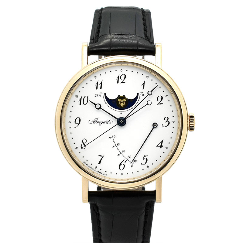 ブレゲ　BREGUET　クラシック ムーンフェイズ　7787BR/29/9V6　18KRG　39mm　USED　中古
