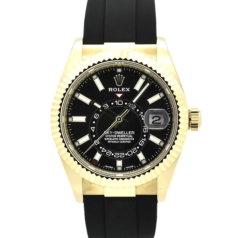 ロレックス　ROLEX　スカイドゥエラー　Ref.326238　18KYG　ブラック　42mm　USED　中古