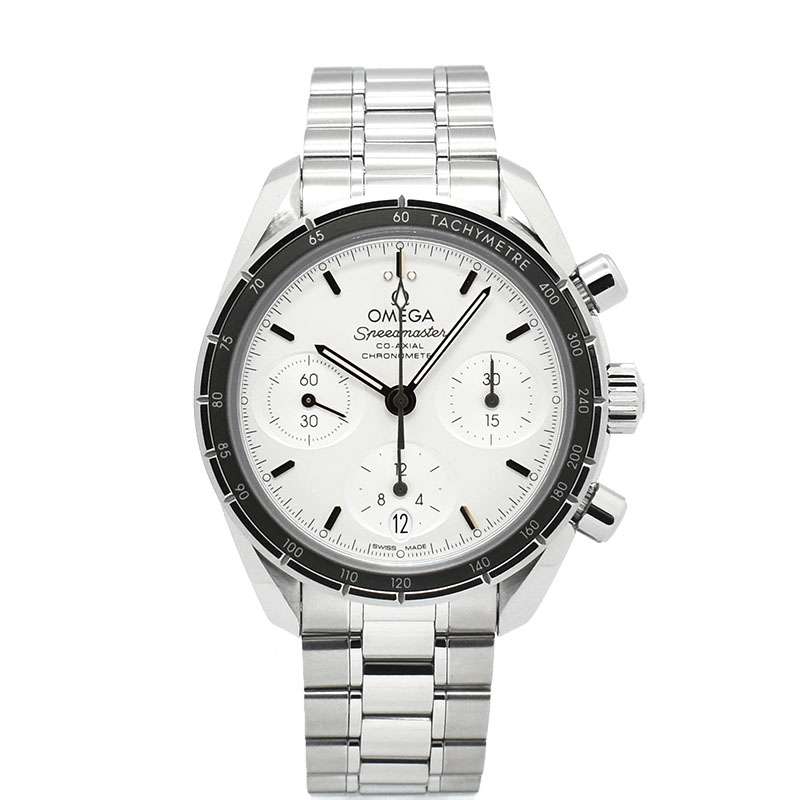 オメガ　OMEGA　スピードマスター 38 コーアクシャル 　324.30.38.50.02.001　38mm　シルバー　USED　中古