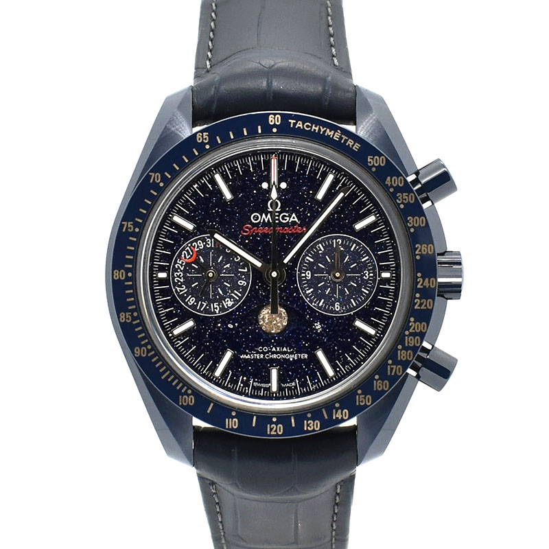 オメガ　OMEGA　スピードマスター ムーンフェイズ コーアクシャル マスタークロノメーター ブルーサイド オブ ザ ムーン　304.93.44.52.03.002　44.25mm　未使用品