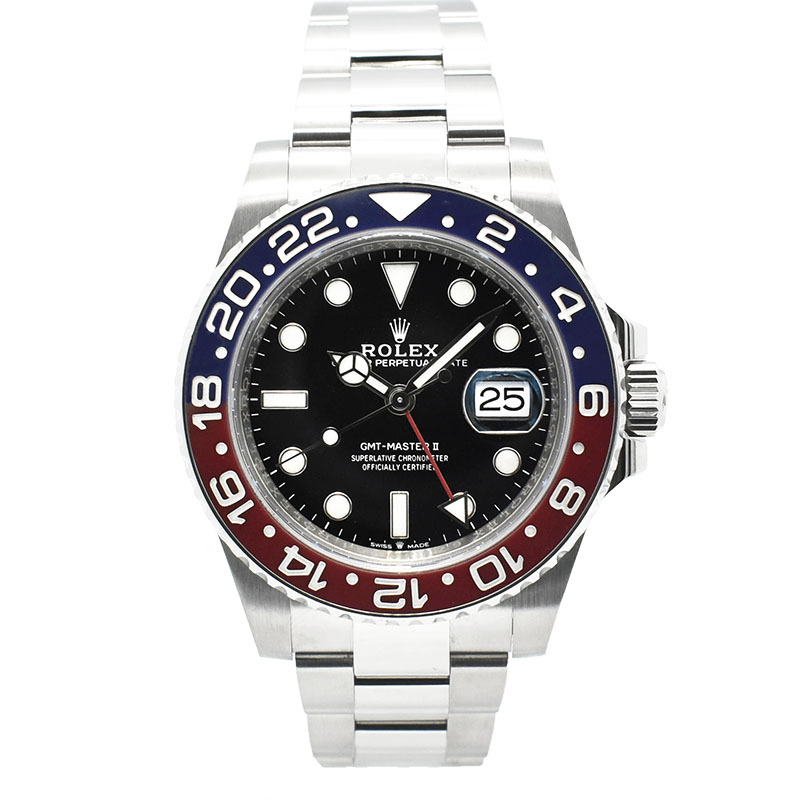ロレックス　ROLEX　GMTマスター2　Ref.126710BLRO　ブルー/レッドベゼル　40mm　USED　中古