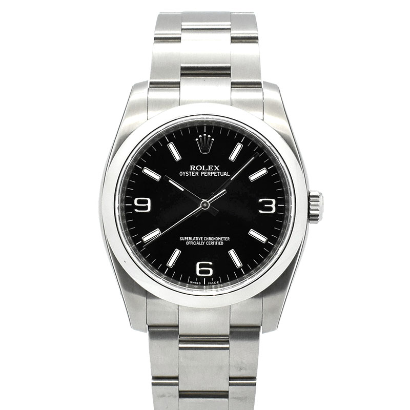 ロレックス　ROLEX　オイスターパーペチュアル　Ref.116000　ブラック369　36mm　日本限定　M番　未使用品