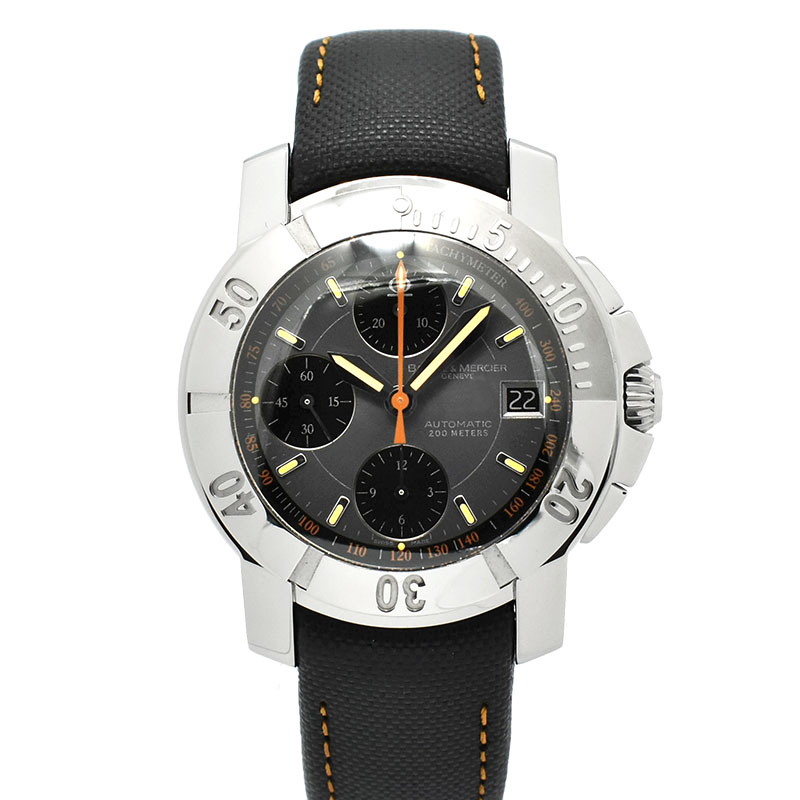 ボーム＆メルシェ　BAUME&MERCIER　ケープランド クロノグラフ　MOA08329　41mm　グレー　USED　中古