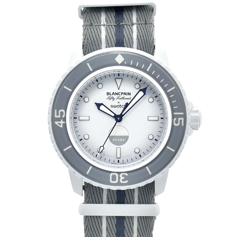 ブランパン×スウォッチ　BLANCPAIN×Swatch　フィフティファゾムス アンタークティックオーシャン　SO35S100　バイオセラミック　42.3mm　未使用品