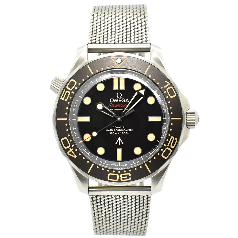 オメガ　OMEGA　シーマスター ダイバー 300m コーアクシャル マスタークロノメーター 007エディション　210.92.42.20.01.001　42mm　USED　中古