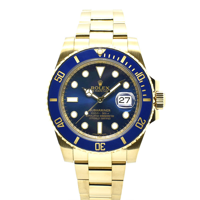 ロレックス　ROLEX　サブマリーナデイト　Ref.116618LB　18KYG　ランダム番　40mm　USED　中古