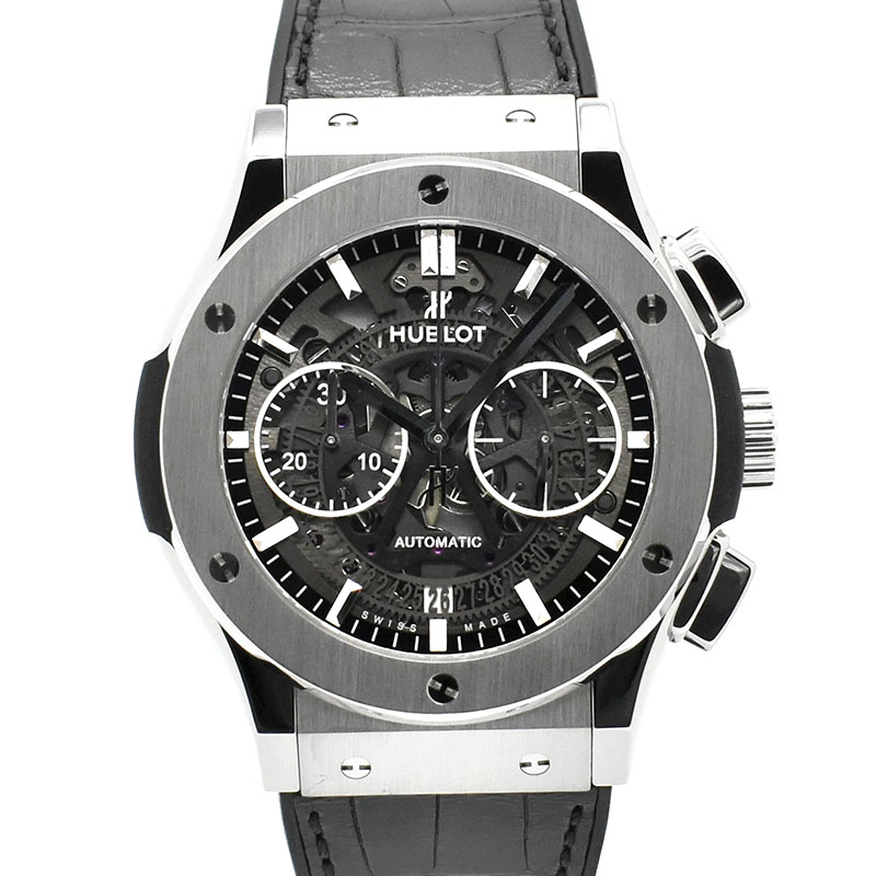 ウブロ　HUBLOT　クラシックフュージョン アエロ クロノグラフ チタニウム　525.NX.0170.LR　45mm　USED　中古