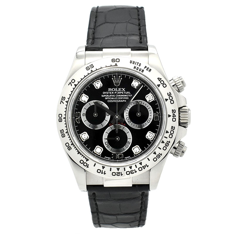 ロレックス　ROLEX　デイトナ　Ref.116519G　18KWG　8Pダイヤ　V番　USED　中古
