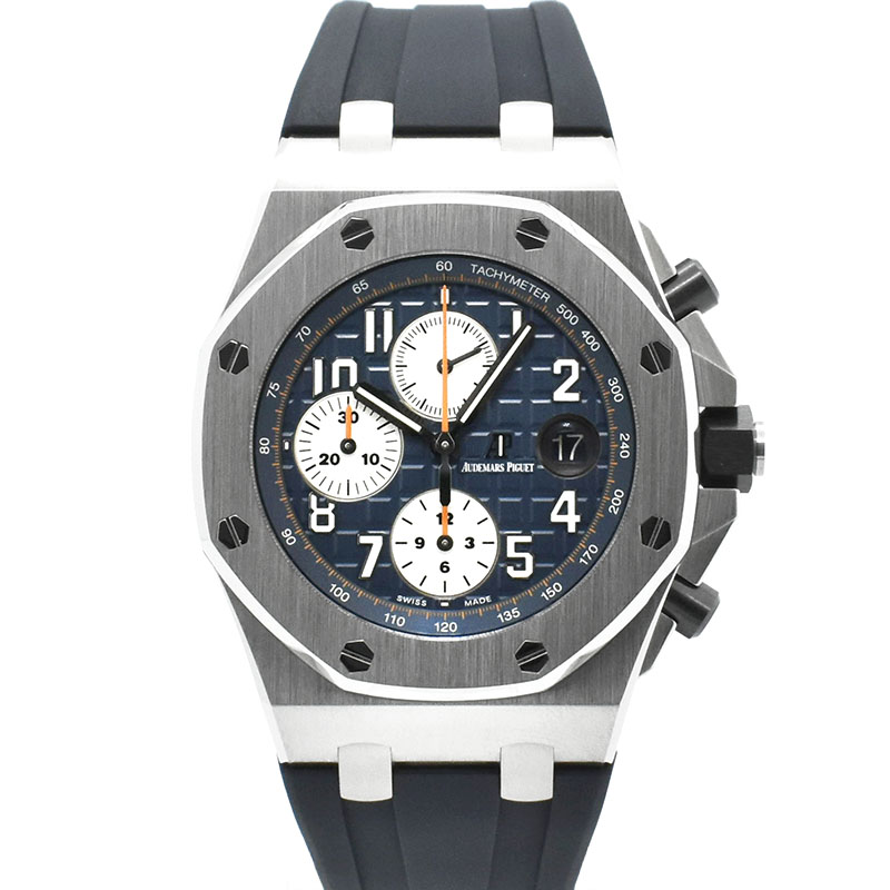 オーデマ・ピゲ　AUDEMARS PIGUET　ロイヤルオーク オフショア クロノグラフ　26470ST.OO.A027CA.01　ブルー/シルバー　42mm　USED　中古