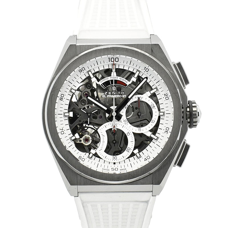 ゼニス　ZENITH　デファイ エル・プリメロ21 日本限定　95.9003.9004/78.R588　44mm　チタン　USED　中古