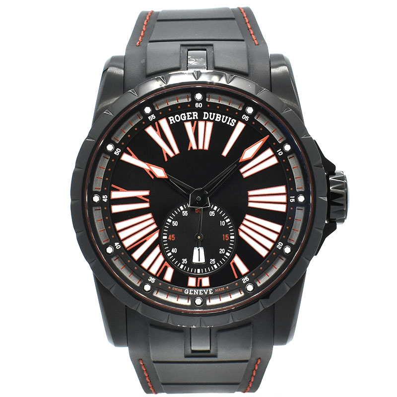 ロジェ・デュブイ　ROGER DUBUIS　エクスカリバー45　RDDBEX0567　ブラック　USED　中古