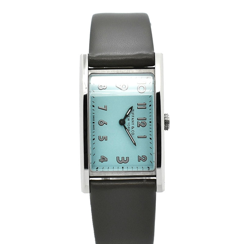 ティファニー　TIFFANY&Co.　イーストウエスト ミニ　Ref.36668679　ティファニーブルー　37×22mm　USED　中古