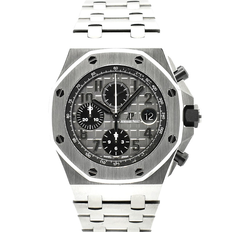 オーデマ・ピゲ　AUDEMARS PIGUET　ロイヤルオーク オフショア クロノグラフ　26470ST.OO.A104CR.01　グレー　42mm　USED　中古
