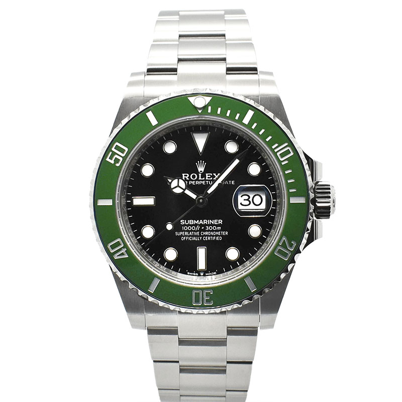 ロレックス　ROLEX　サブマリーナーデイト グリーンベゼル　Ref.126610LV　41mm　未使用品