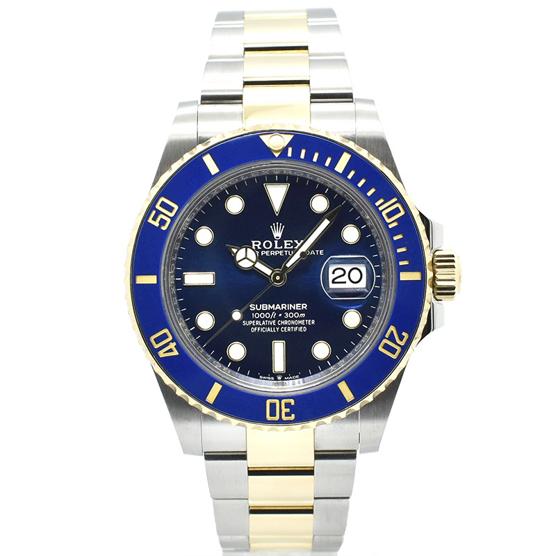 ロレックス　ROLEX　サブマリーナデイト　Ref.126613LB　18KYG/SS　41mm　USED　中古