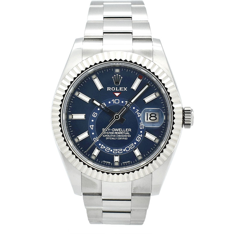 ロレックス　ROLEX　スカイドゥエラー　Ref.326934　ブルー　42mm　USED　中古