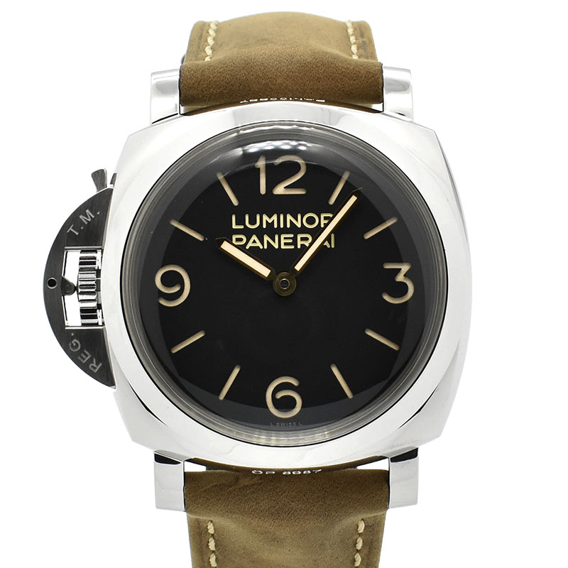 パネライ　PANERAI　ルミノール1950 3デイズ レフトハンド アッチャイオ　PAM00557　47mm　手巻き　S番　USED　中古