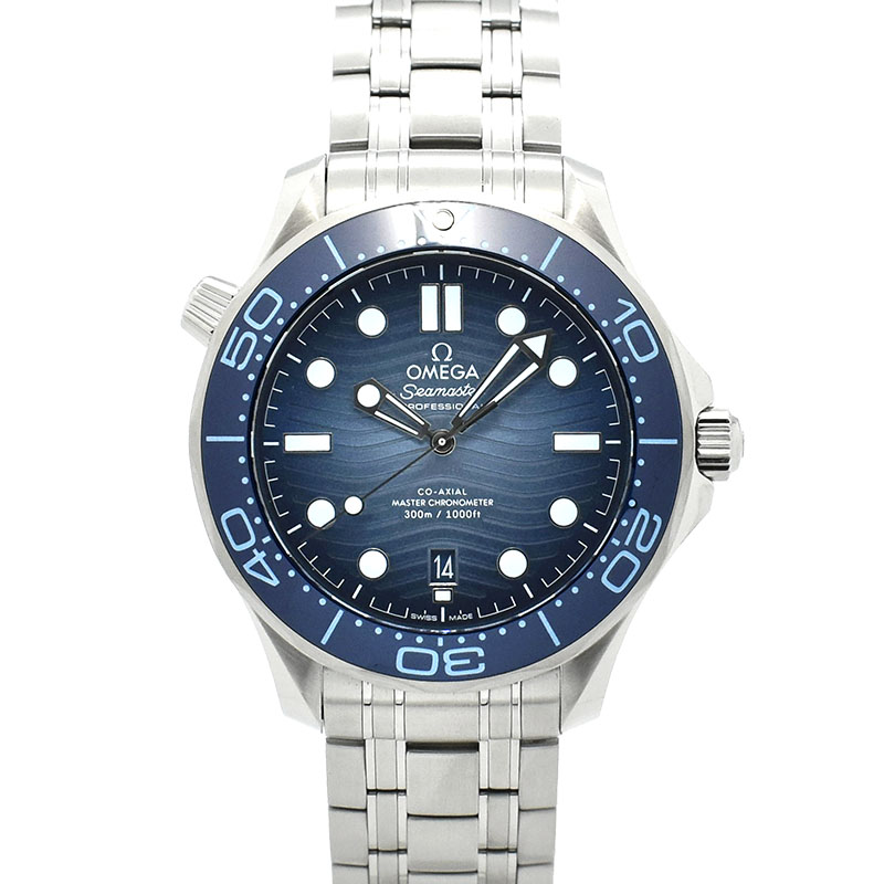 オメガ　OMEGA　シーマスターダイバー300M マスタークロノメーター　210.30.42.20.03.003　ブルー　未使用品