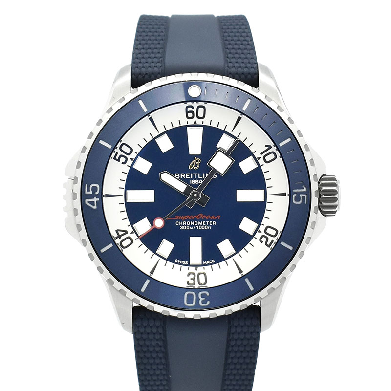 ブライトリング　BREITLING　スーパーオーシャン オートマチック 46　A17378E71C1S1　ブルー　USED　中古