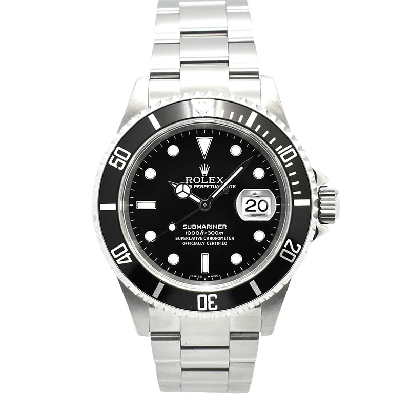ロレックス　ROLEX　サブマリーナデイト　Ref.16610　D番　ブラック　40mm　USED　中古