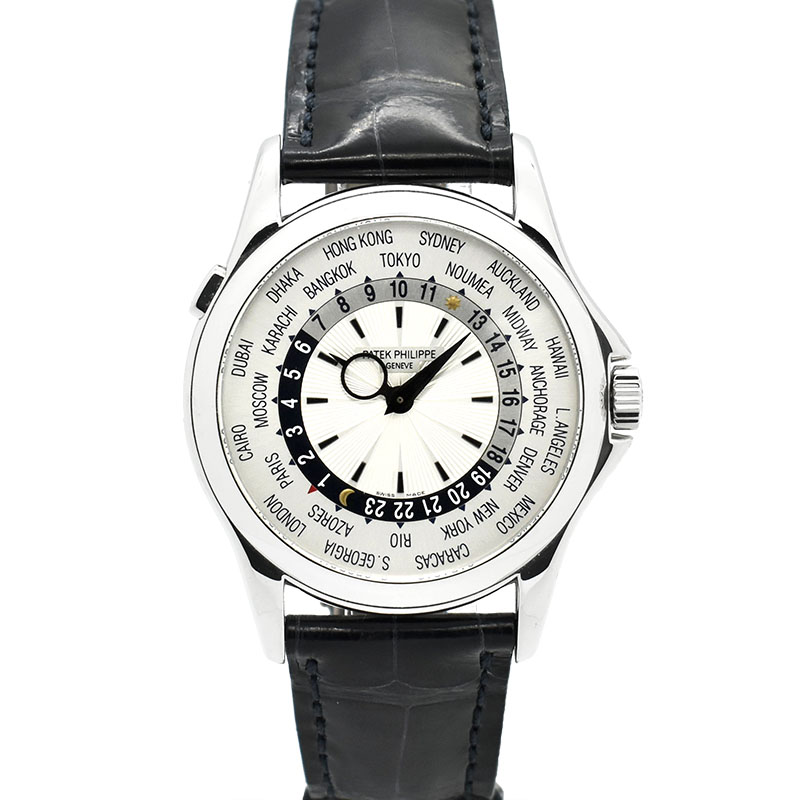 パテックフィリップ　PATEK PHILIPPE　ワールドタイム　5130G-001　39.5mm　18KWG　USED　中古