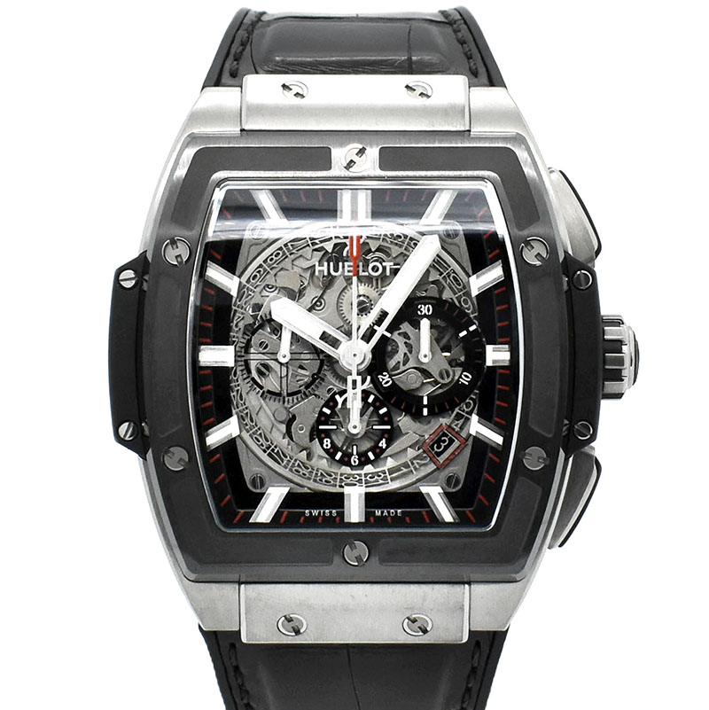 ウブロ　HUBLOT　スピリット オブ ビッグバン チタニウム セラミック  601.NM.0173.LR　51×45mm　USED　中古