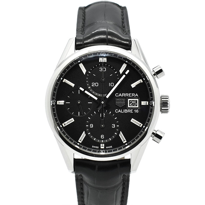 タグホイヤー　TAG HEUER　カレラ クロノグラフ キャリバー16　CBK2110.FC6266　41mm　ブラック　自動巻　USED　中古