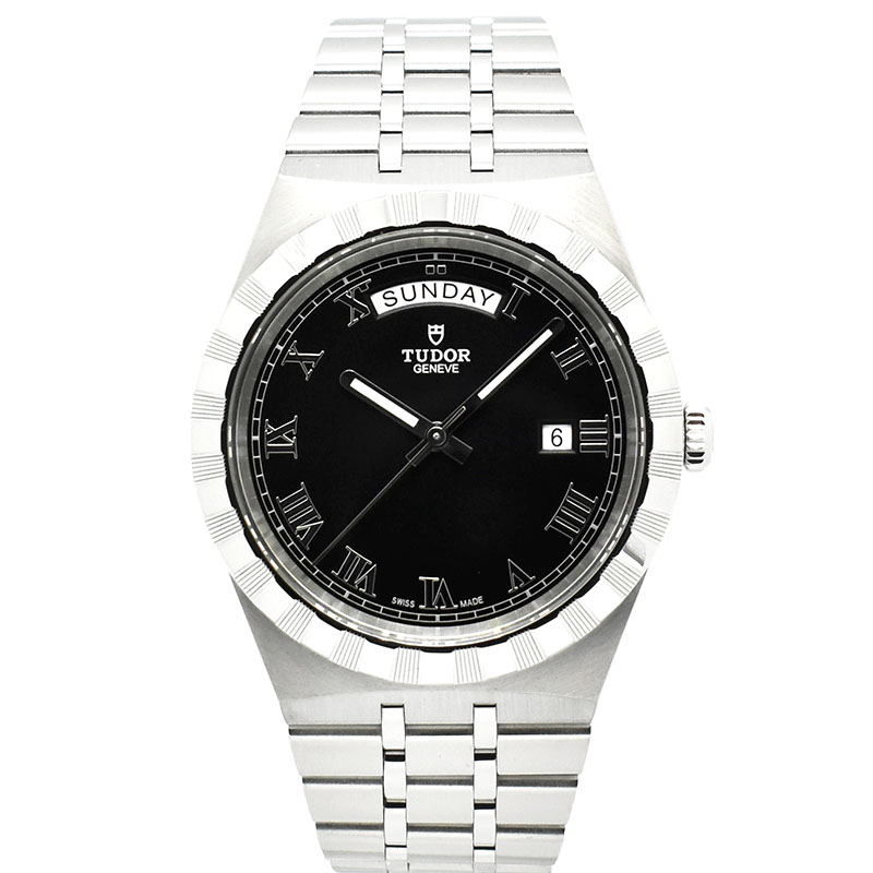 チューダー(チュードル)　TUDOR　ロイヤル 41 デイデイト　Ref.28600　ブラック　USED　中古