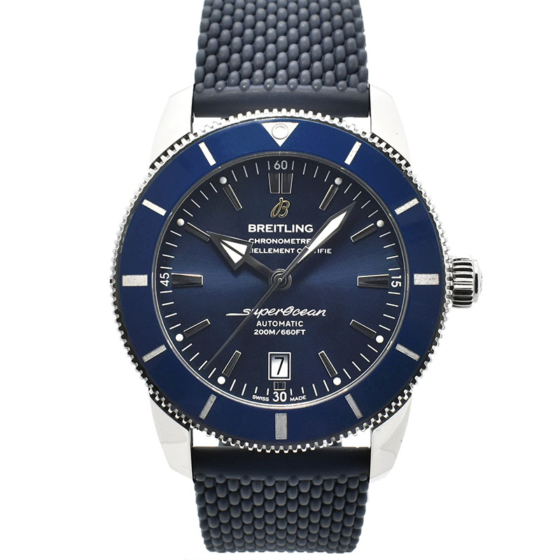 ブライトリング　BREITLING　スーパーオーシャンヘリテージ B20 オートマチック 46　AB2020161C1S1　46mm　ブルー　USED　中古