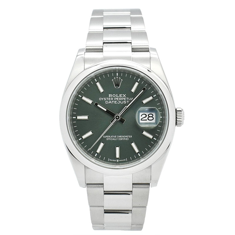 ロレックス　ROLEX　デイトジャスト36　Ref.126200　ミントグリーン　USED　中古